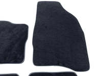 Floor Mats for Lincoln Continental (1959-2002) Sedan Black Tailored Carpets - AutoWin
