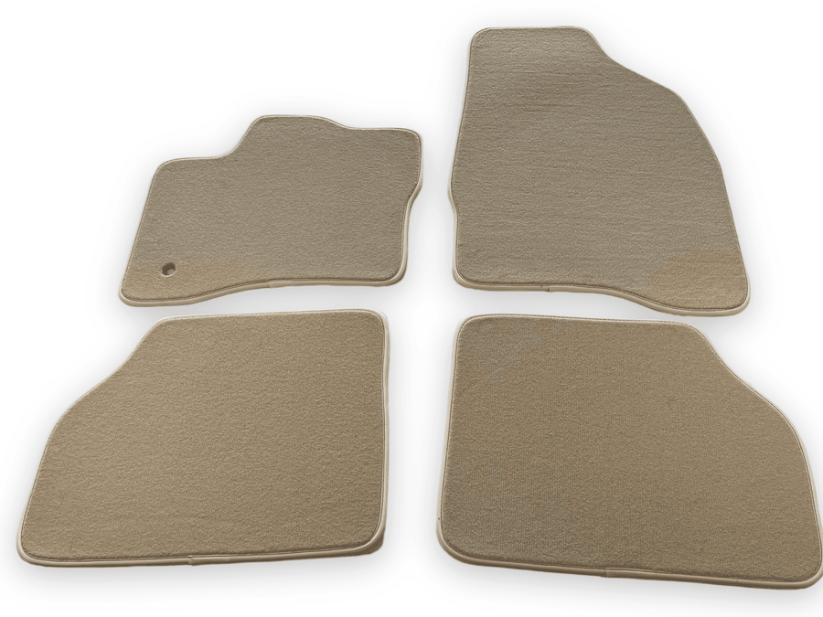 Floor Mats for Lincoln Nautilus (2019-2024) SUV Beige Tailored Carpets - AutoWin