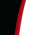 Floor Mats For Mercedes-Benz C Class W205 2014-2021 ER56 Design with Red Trim - AutoWin