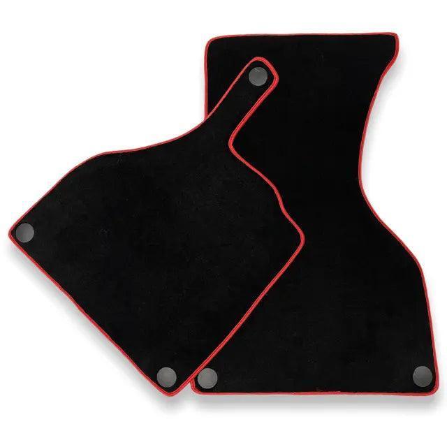 Floor Mats For Mercedes-Benz SLS-Class AMG (2009-2014) Red Trim - AutoWin