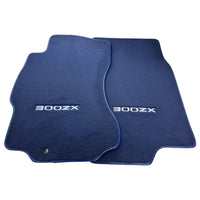 Floor Mats For Nissan 300ZX - Z32 (1990-2000) Tailored Dark Blue Carpets - AutoWin