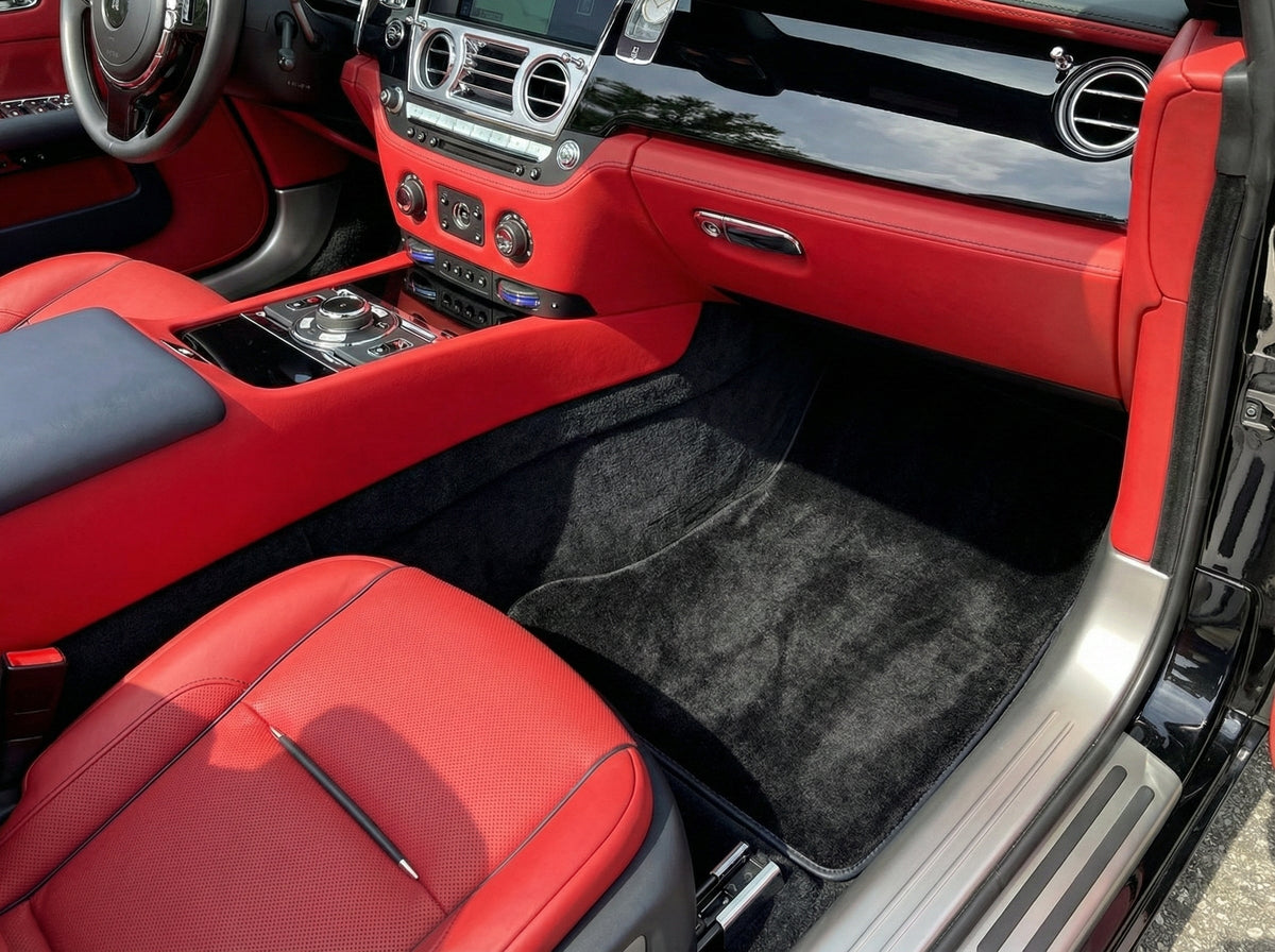 Floor Mats For Rolls Royce Dawn Rr6 2016-2023 Black