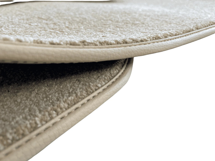 Floor Mats For Rolls Royce Ghost Series II (2021-2024) Beige Luxury Quality - AutoWin