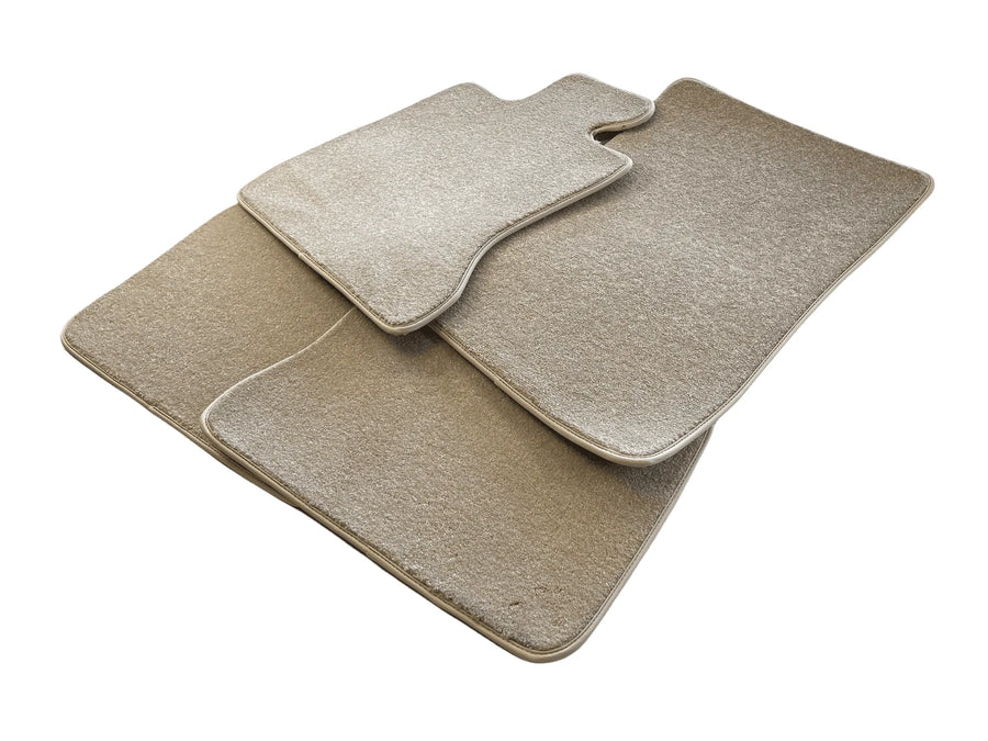 Floor Mats For Rolls Royce Phantom VIII (2017-2024) Beige Luxury Quality - AutoWin