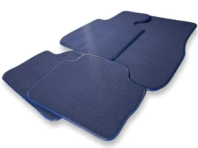 Floor Mats For Rolls Royce Phantom VIII (2017-2024) Dark Blue - AutoWin