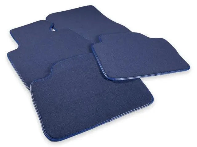 Floor Mats For Rolls Royce Phantom VIII (2017-2024) Dark Blue - AutoWin