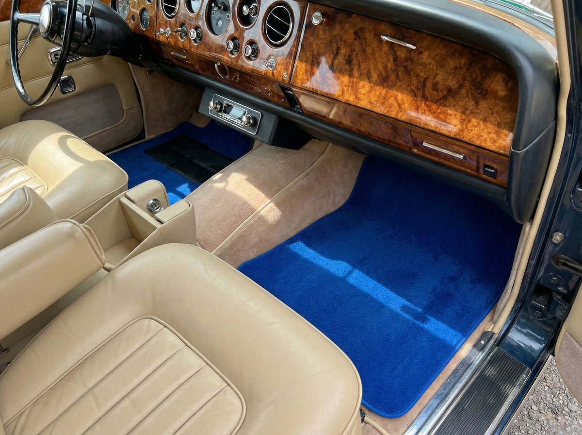Floor Mats For Rolls Royce Shadow 1965-1977 Blue