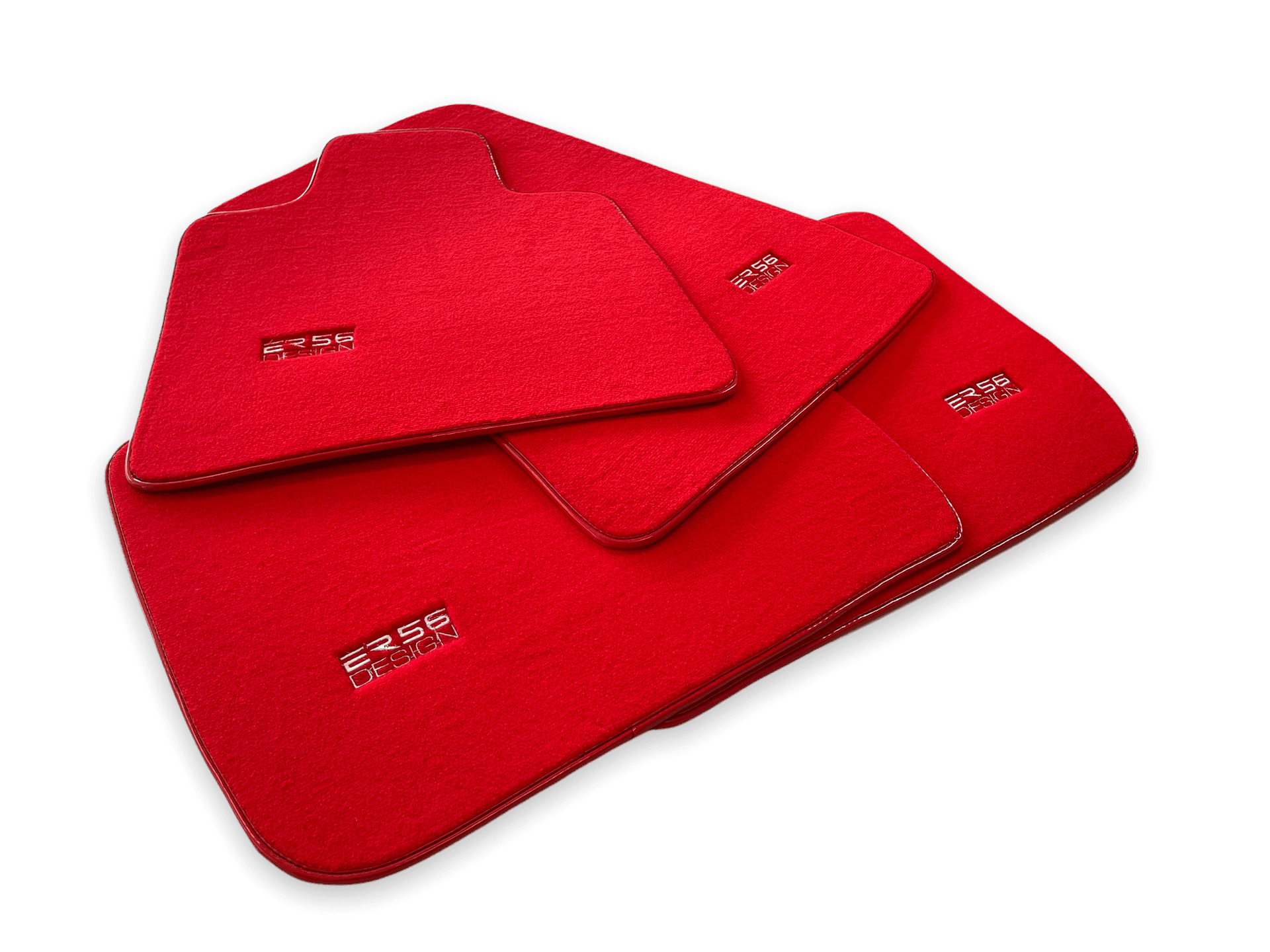 Floor Mats For Rolls Royce Spectre (2023-2024) Red ER56 Design - AutoWin