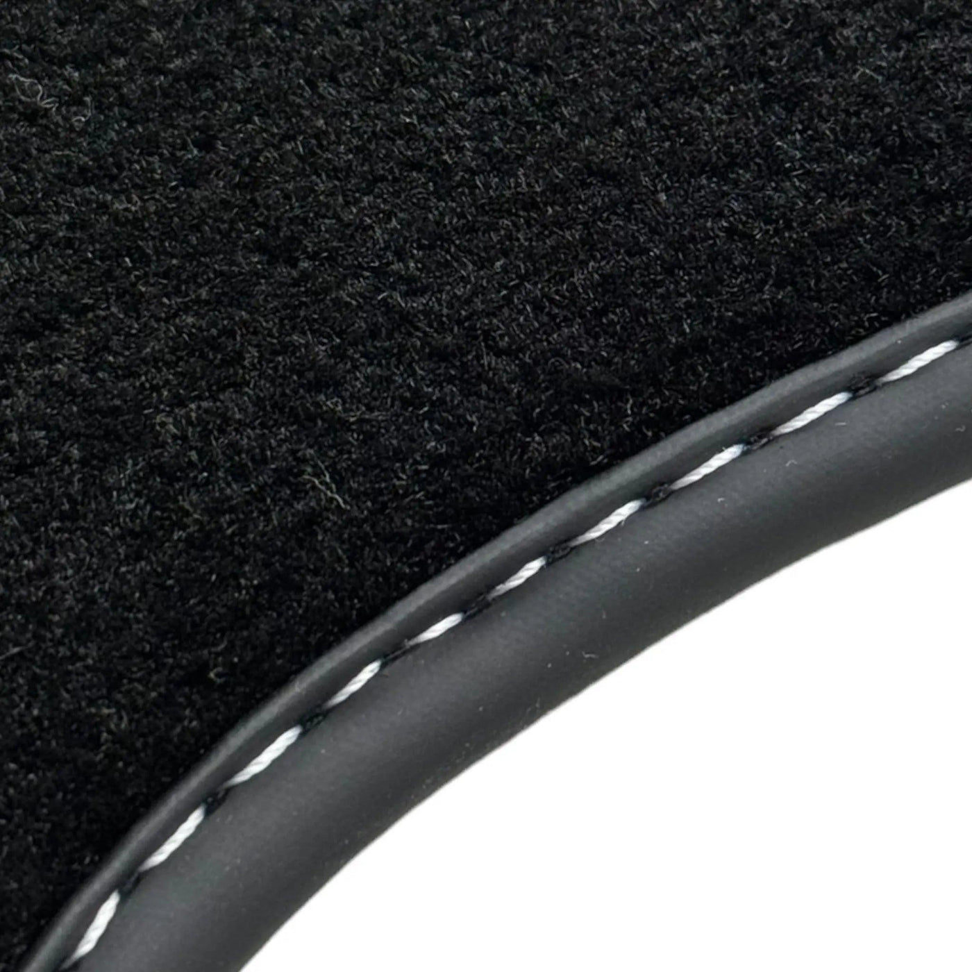 Floor Mats for Tesla Model X - 7 Seats (2016-2024) Black Tailored Carpets ER56 Design - AutoWin