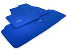 Floor Mats For Tesla Model X (7 Seats) Blue Tailored Carpets ER56 Design - AutoWin