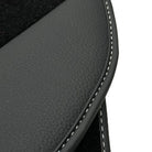 Floor Mats for Tesla Model X (6 Seats) Black Tailored Carpets ER56 Design - AutoWin