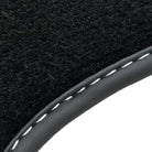 Floor Mats for Tesla Model X (6 Seats) Black Tailored Carpets ER56 Design - AutoWin