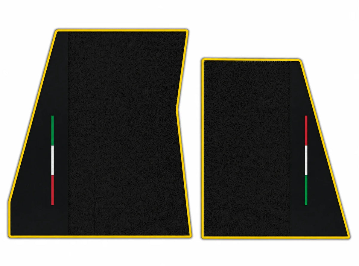 Floor Mats From Carpet With Leather for Ferrari F80 - Italy Collection