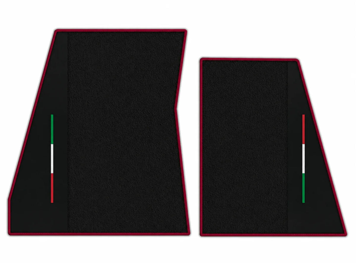 Floor Mats From Carpet With Leather for Ferrari F80 - Italy Collection
