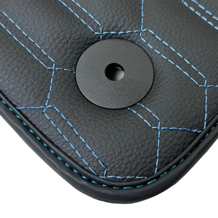 Floor Mats Set with Trunk Mat for Lamborghini Urus with Black Leather - AutoWin