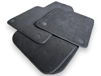 Genuine Alcantara Floor Mats for Ferrari 599 Coupe 2006-2012 Black ER56 Design - AutoWin