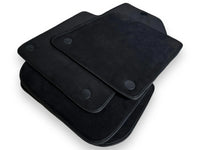 Genuine Alcantara Floor Mats for Ferrari 599 Coupe 2006-2012 Black ER56 Design - AutoWin