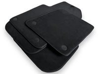 Genuine Alcantara Floor Mats for Ferrari 599 Coupe 2006-2012 Black ER56 Design - AutoWin