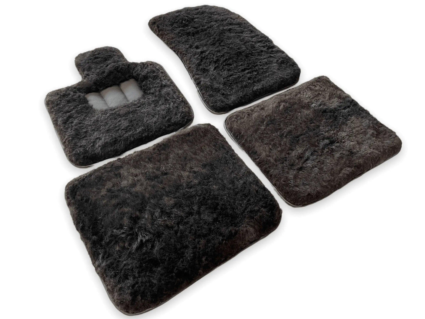 Genuine Sheepskin Floor Mats Bentley Bentayga Er56 Design Brand - AutoWin