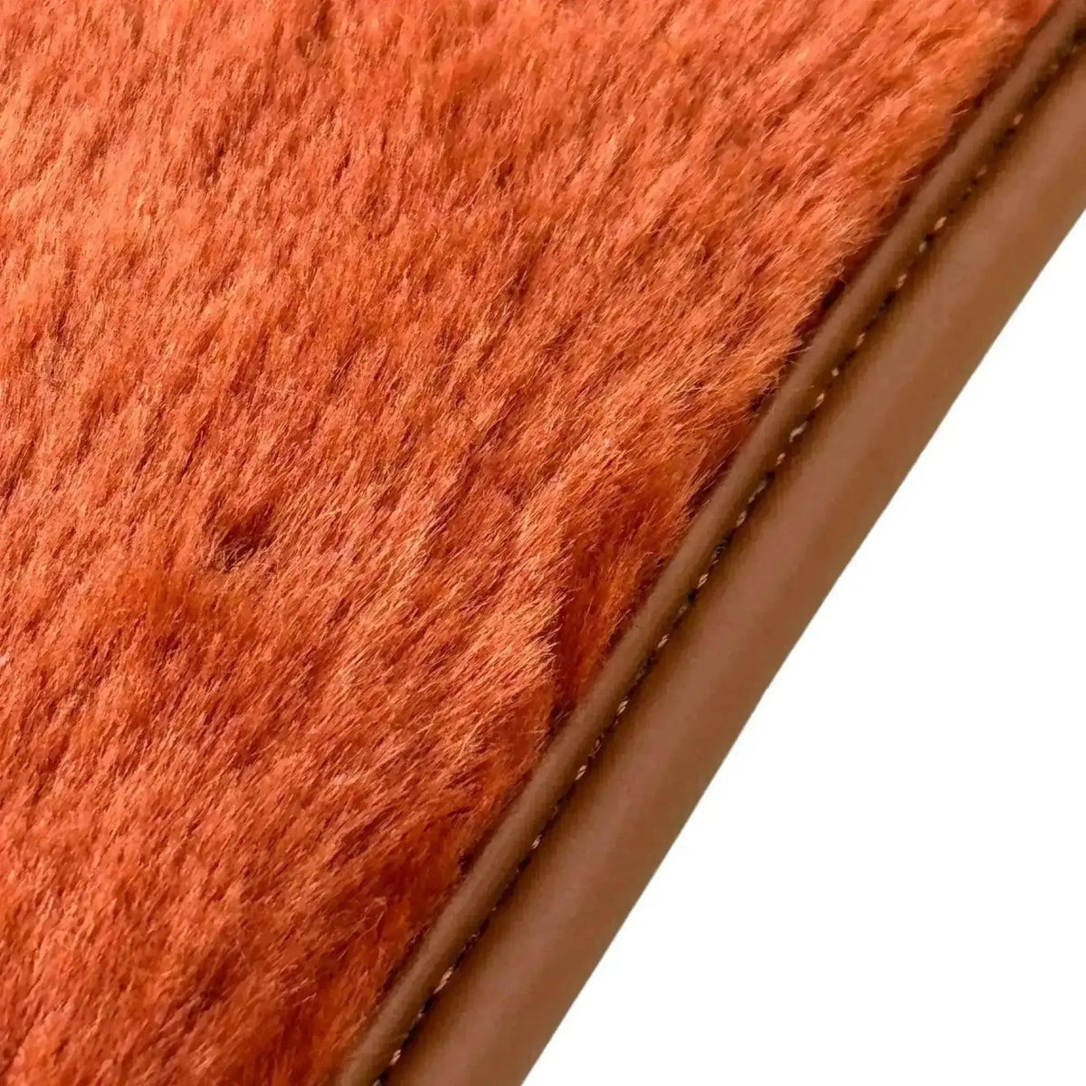 Ginger Color Sheepskin Floor Mats for Rolls-Royce Cullinan (2018-2025)