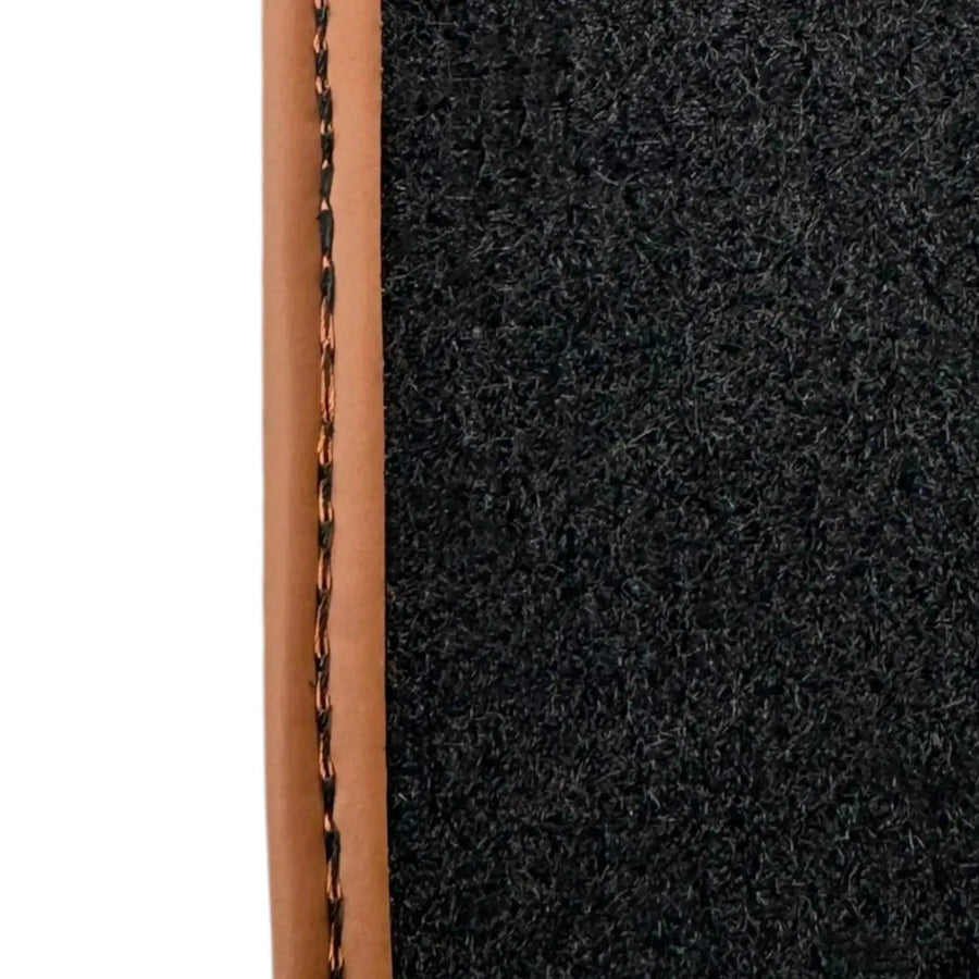 Ginger Color Sheepskin Floor Mats for Rolls-Royce Shadow (1965-1977) - AutoWin