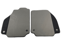 Gray Floor Mats For Ferrari F8 Spider 2019-2022 With Alcantara Leather - AutoWin