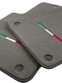 Gray Floor Mats For Ferrari 599 Coupe 2006-2012 Italian Edition - AutoWin