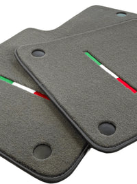 Graue Autofußmatten für Ferrari 612 Scaglietti 2005-2011 Italienische Edition - AutoWin