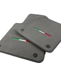 Graue Autofußmatten für Ferrari 612 Scaglietti 2005-2011 Italienische Edition - AutoWin