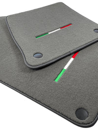 Graue Autofußmatten für Ferrari 612 Scaglietti 2005-2011 Italienische Edition - AutoWin
