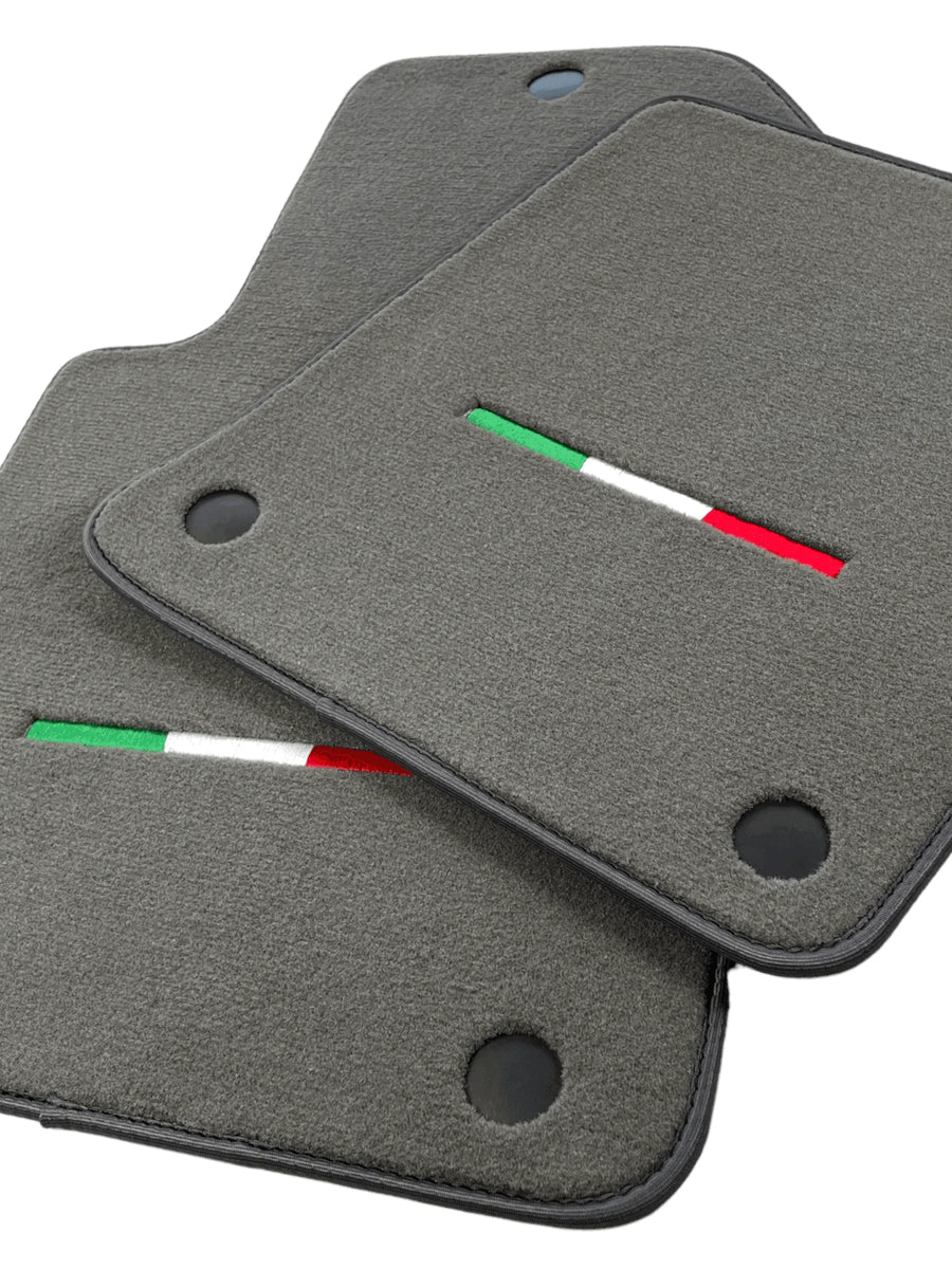 Graue Autofußmatten für Ferrari 612 Scaglietti 2005-2011 Italienische Edition - AutoWin