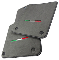 Graue Autofußmatten für Ferrari 612 Scaglietti 2005-2011 Italienische Edition - AutoWin