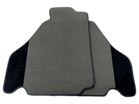 Gray Floor Mats For Ferrari F430 2004-2009 With Alcantara Leather - AutoWin