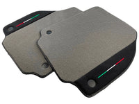 Gray Floor Mats For Ferrari F8 Spider 2019-2022 With Alcantara Leather - AutoWin