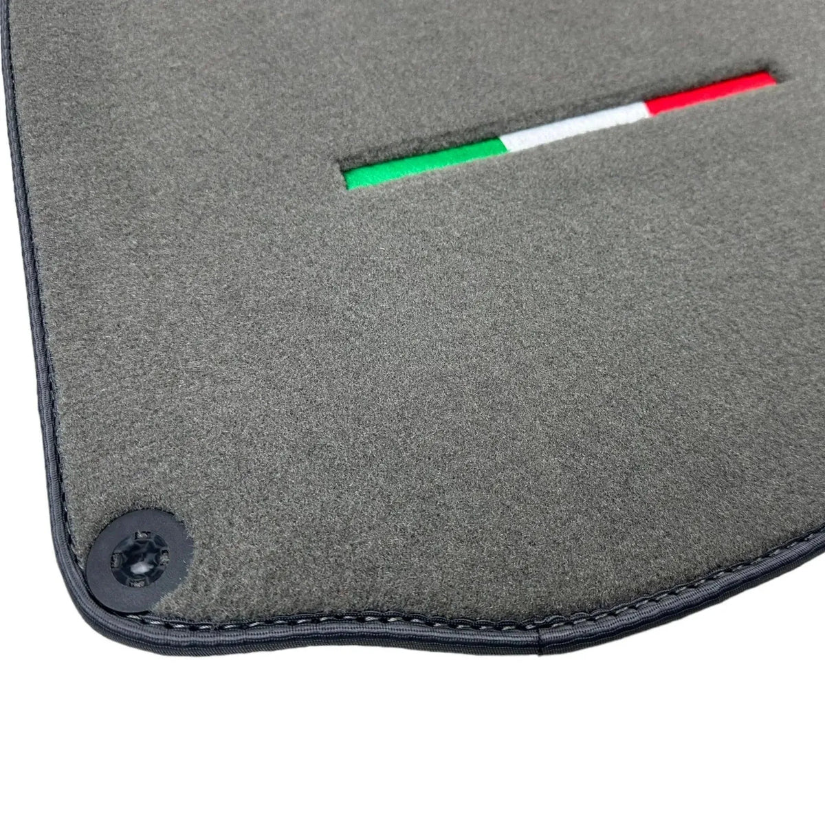 Gray Floor Mats For Ferrari Roma (2021-2027) Italian Edition - AutoWin