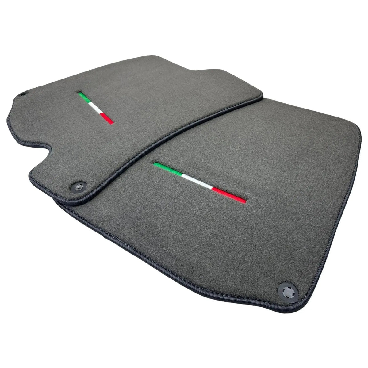 Gray Floor Mats For Ferrari Roma (2021-2027) Italian Edition - AutoWin