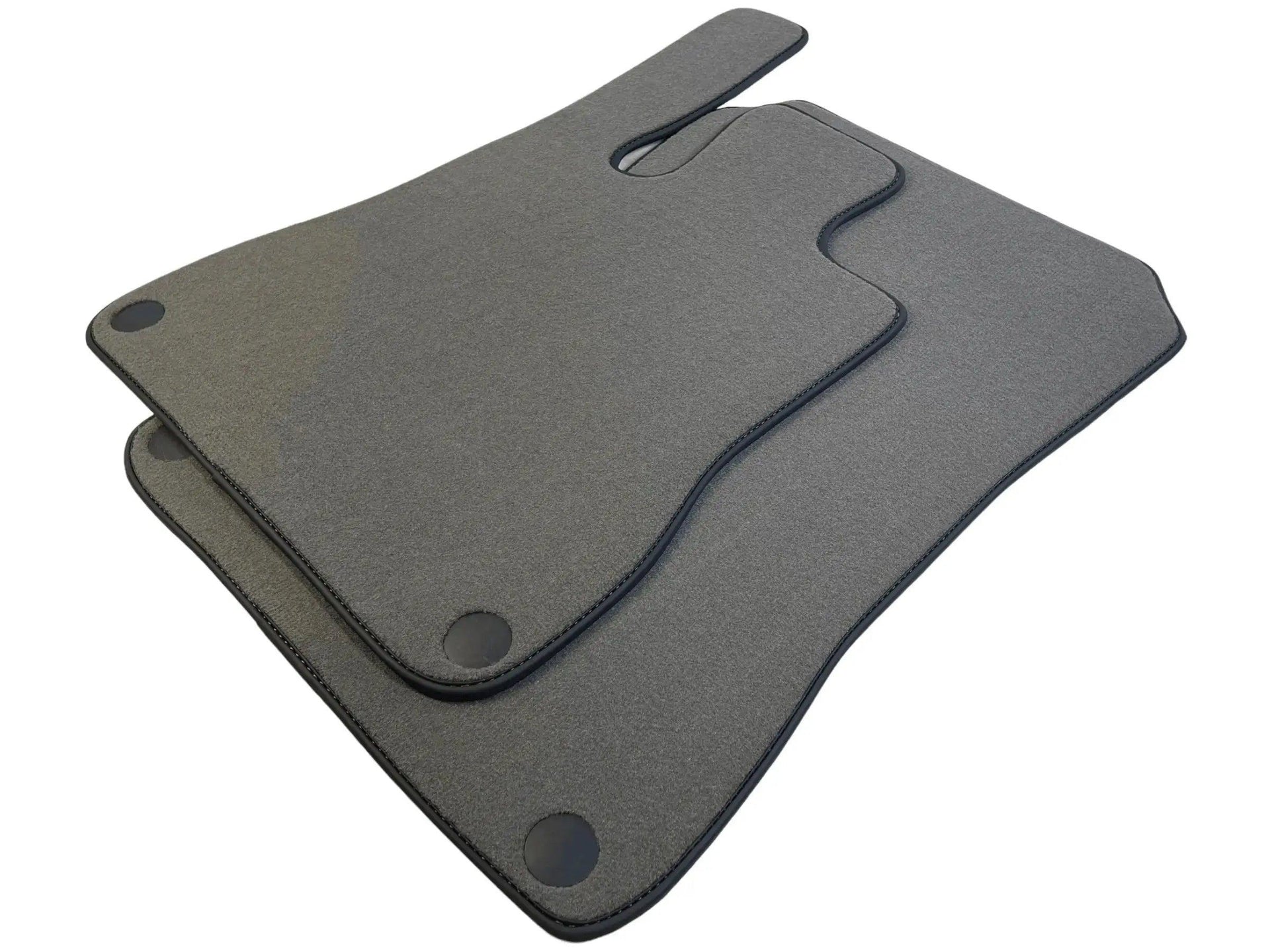 Gray Floor Mats For Mercedes-Benz R171 (2004-2011) Black Trim - AutoWin