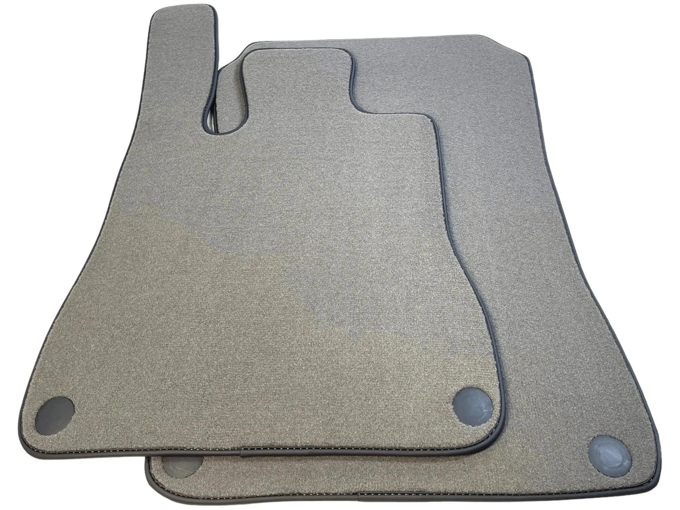 Gray Floor Mats For Mercedes-Benz R171 (2004-2011) Black Trim - AutoWin