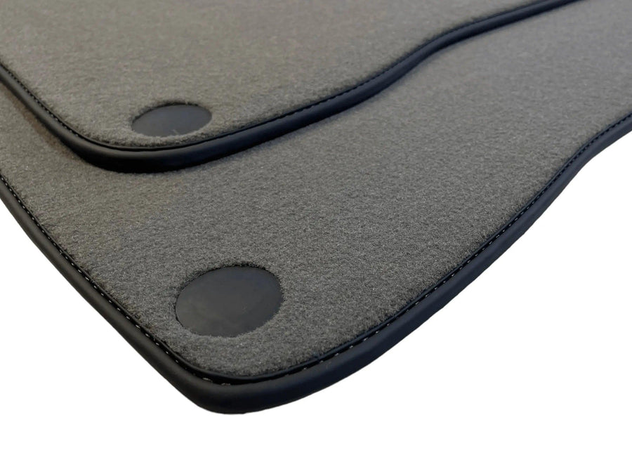 Gray Floor Mats For Mercedes-Benz SLC R172 (2016-2023) Black Trim - AutoWin