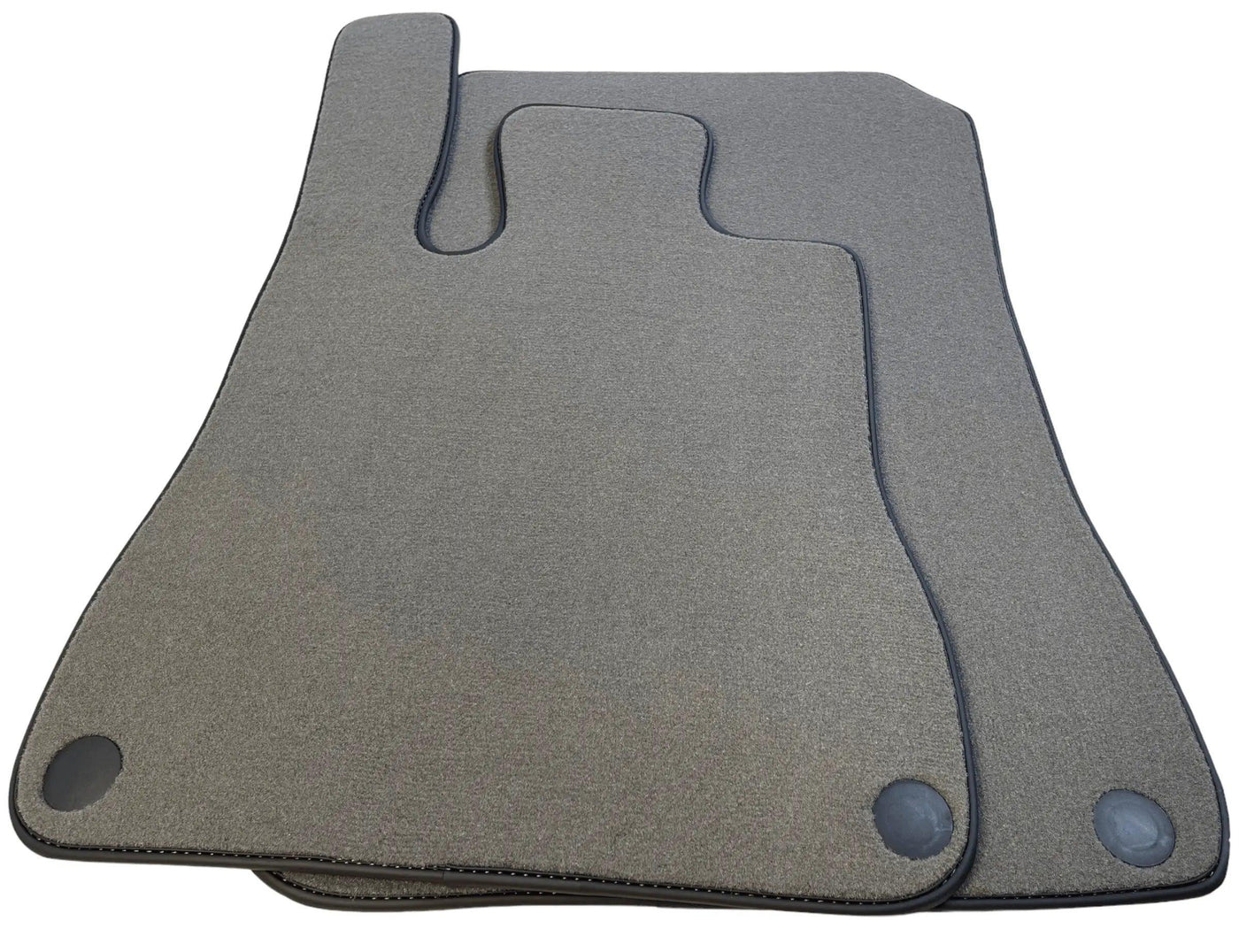 Gray Floor Mats For Mercedes-Benz SLC R172 (2016-2023) Black Trim - AutoWin