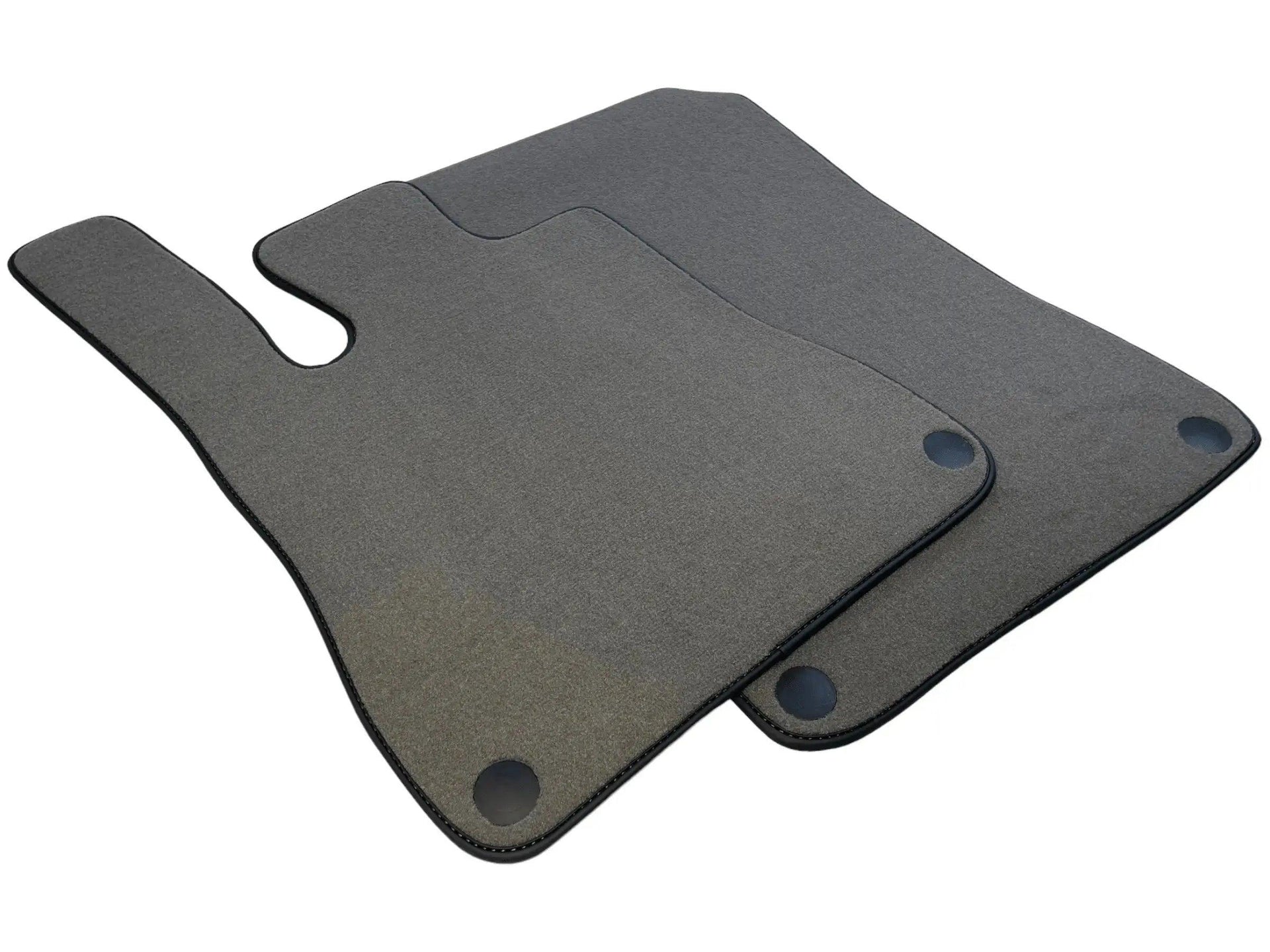 Gray Floor Mats For Mercedes-Benz SLK R170 (2000-2004) Black Trim - AutoWin