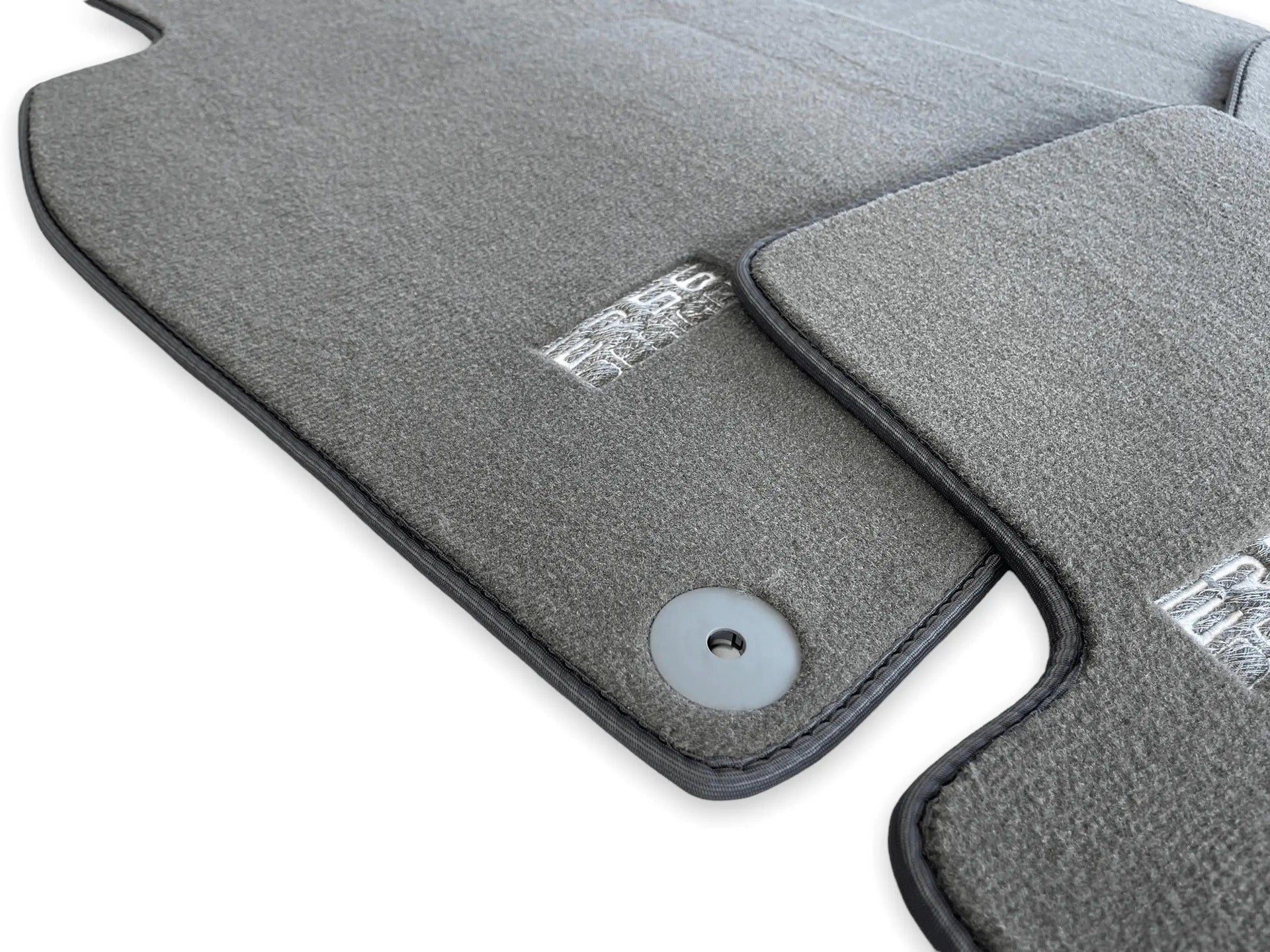 Gray Floor Mats for Porsche Taycan (2019-2023) | ER56 Design - AutoWin