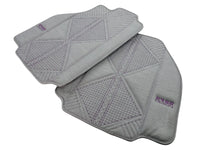 Gray Leather Floor Mats For Ferrari 488 Pista Spider (2019-2021) ER56 Design