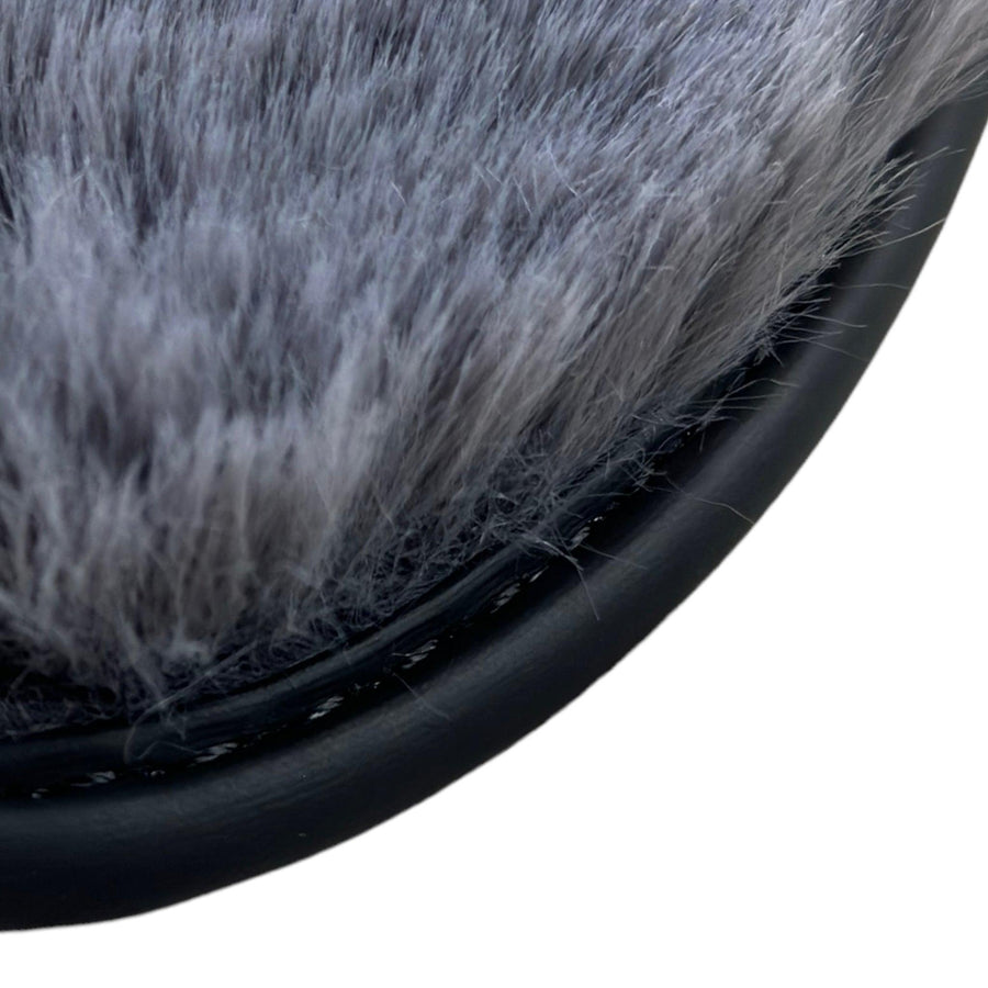 Gray Sheepskin Floor Mats for Mercedes Benz GLC-Class X254 SUV 300e 4Matic (2023-2024) | ER56 Design - AutoWin