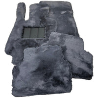 Gray Sheepskin Floor Mats for Mercedes Benz GLC-Class X254 SUV 300e 4Matic (2023-2024) | ER56 Design - AutoWin