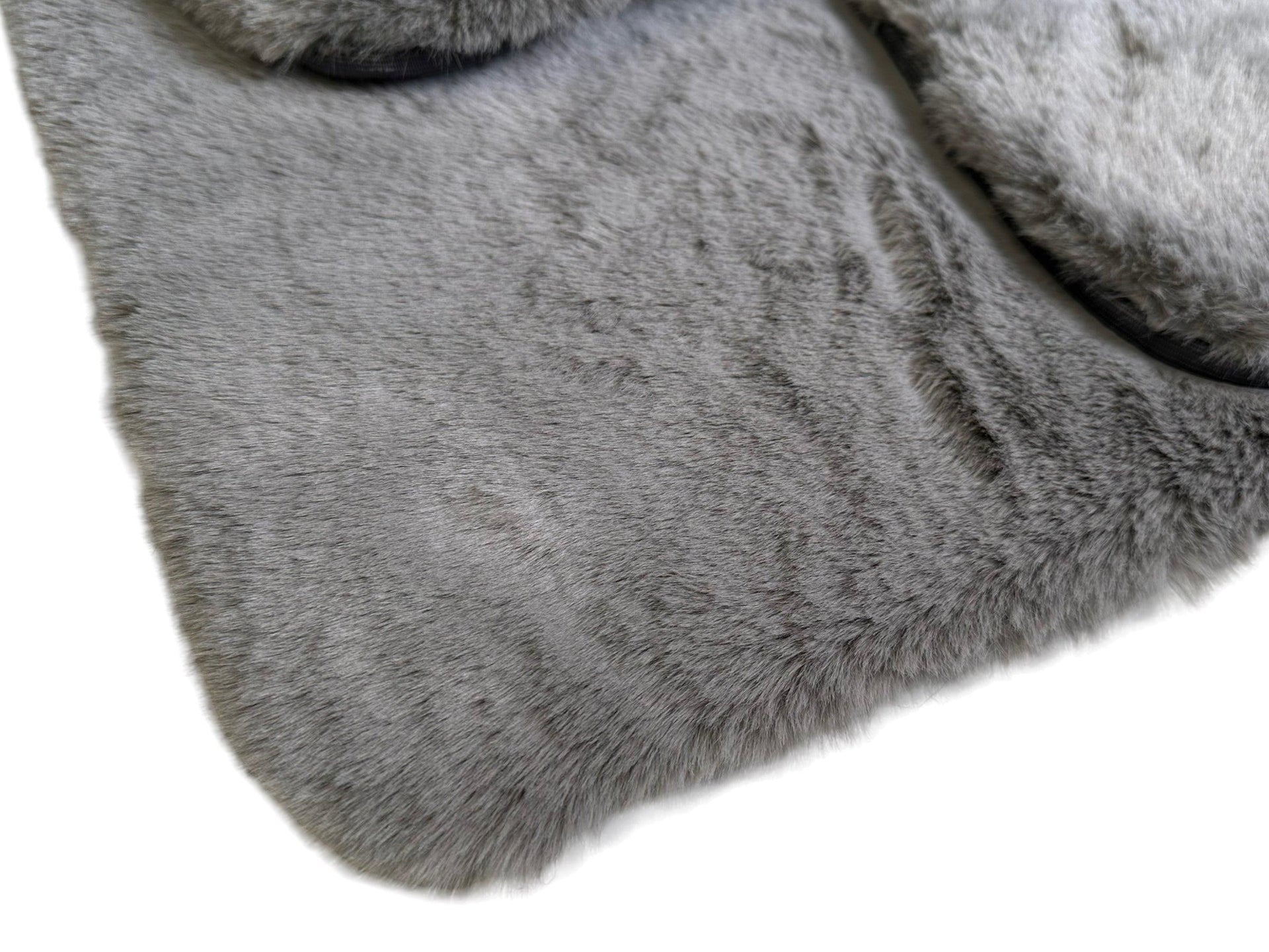 Gray Sheepskin Floor Mats For Rolls Royce Spectre (2023-2024) Er56 Design Brand - AutoWin