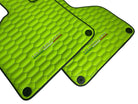 Green Leather Floor Mats for Lamborghini Huracan - AutoWin