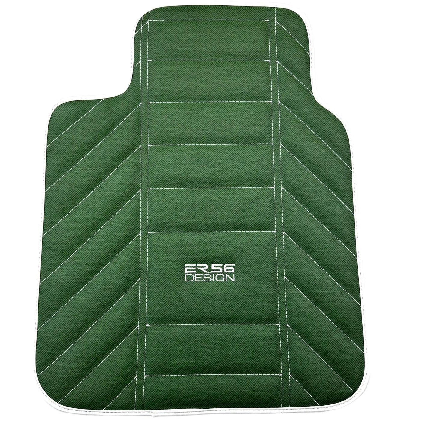 Green Leather Floor Mats For Rolls Royce Black Badge Wraith (2013-2023) - AutoWin