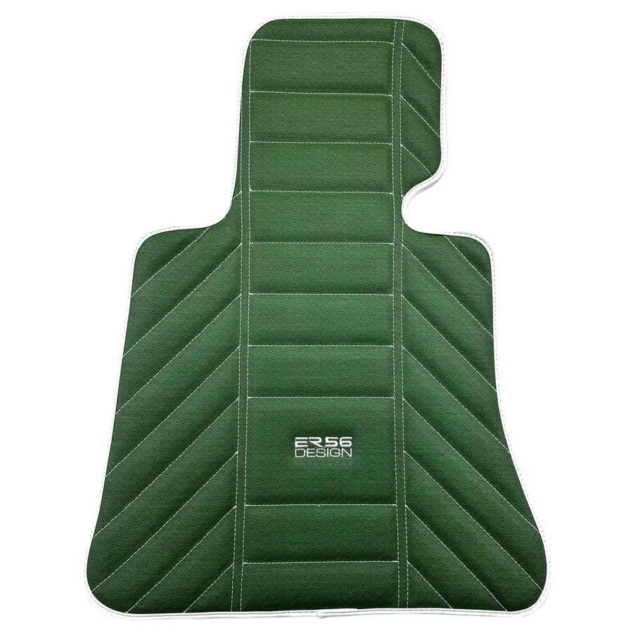 Green Leather Floor Mats For Rolls-Royce Spectre (2023-2024) ER56 Design - AutoWin