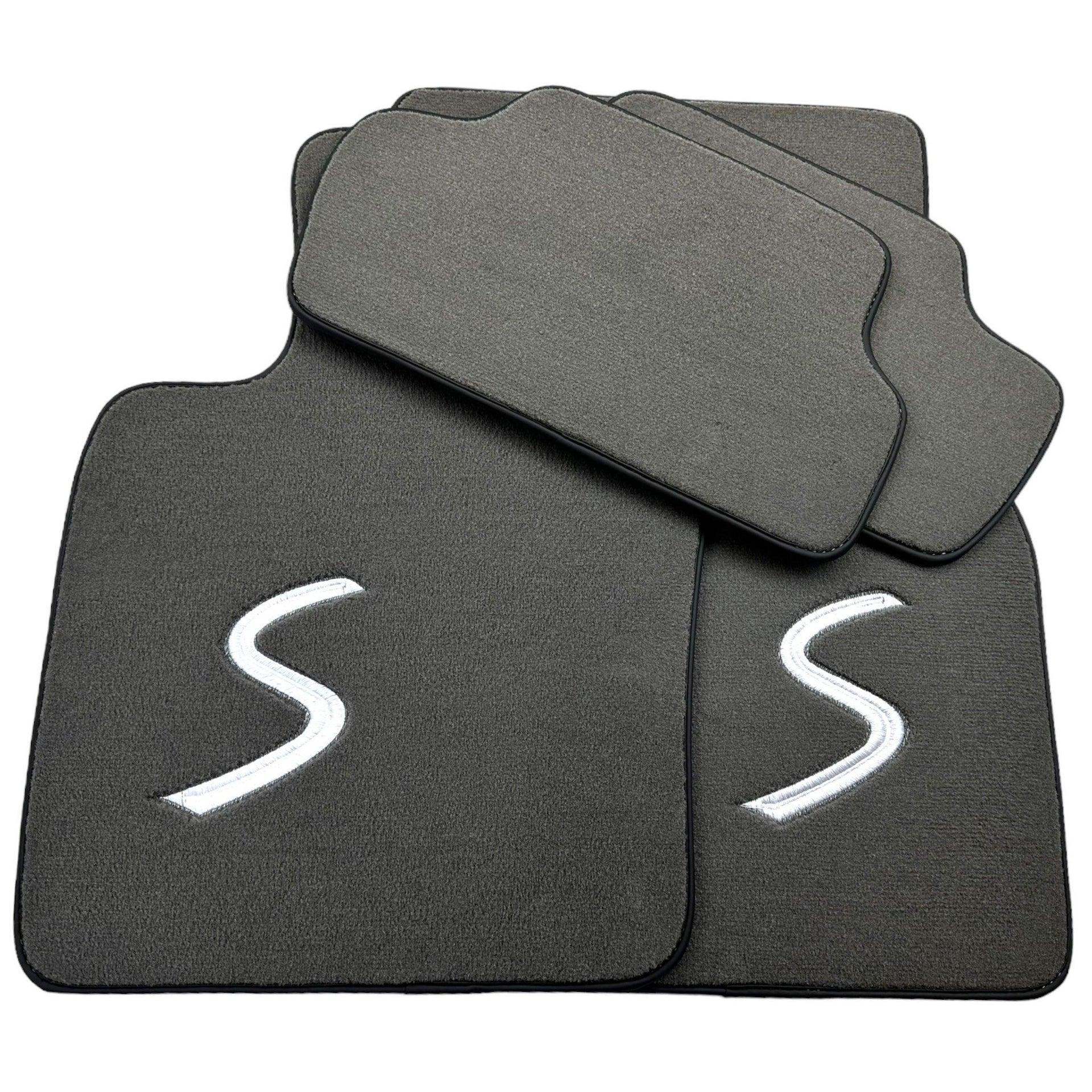 Grey Floor Mats for Mini Cooper / One R53 (2001-2007) Cooper S - AutoWin